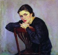 1930-е Женский портрет. Конец 1930-х. Частное собрание - Юон