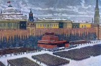 1942 Парад на Красной площади 7 ноября 1941 года. Х., м. 69х100. Прага(q) - Юон