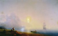 Берег моря. Туманное утро. 1850-е - Айвазовский