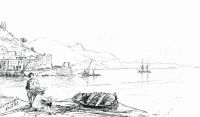 Бухта Амальфи в 1842 году. 1880-е - Айвазовский
