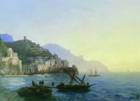 Вид Амальфи. 1865 - Айвазовский