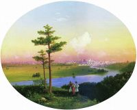 Вид на Москву с Воробьевых гор. 1848 - Айвазовский