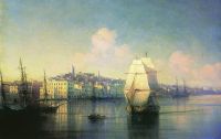 Вид приморского города. 1877 - Айвазовский
