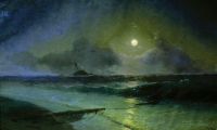 Восход луны в Феодосии. 1892 - Айвазовский