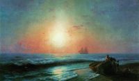 Восход солнца у берегов Ялты. 1878 - Айвазовский