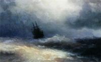 Корабль в бурю. 1887 - Айвазовский