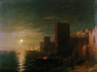 Лунная ночь в Константинополе.1862 - Айвазовский