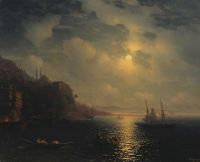 Лунная ночь на Черном море. 1873 - Айвазовский