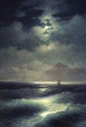 Морской вид при луне. 1878 - Айвазовский