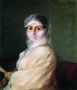 Портрет жены художника Анны Бурназян. 1882 - Айвазовский