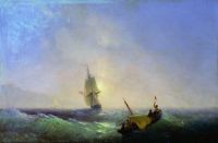Спасающиеся от кораблекрушения. 1844 - Айвазовский