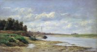 Барки на реке. 1868 - Аммосов