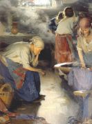 The laundresses. 1900 - Архипов