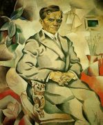 Портрет художника И.Ф.Колесникова. 1919  - Баранов-Россинэ