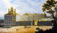 Вид Большого дворца. 1760-1761 годы. - Баризьен
