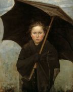 Дождевой зонтик. 1883г - Башкирцева