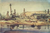 Бакинские нефтяные промыслы. 1930-е - Богаевский