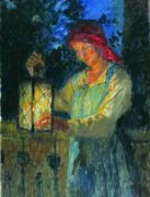 Девочка с фонарем. 1908 ЧС - Богданов-Бельский