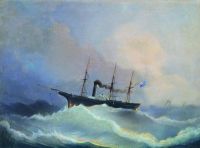 12-пушечный пароходофрегат Камчатка. 1848 - Боголюбов