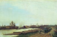 Вид Москвы с Бабьего городка. 1880-е - Боголюбов