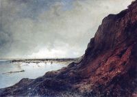Вид Саратова с Соколовой горы. 1887-1888 - Боголюбов