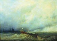 Море перед штормом. 1860 - Боголюбов