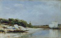 Река Сура. Полдень. 1874 - Боголюбов