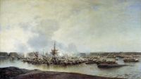 Сражение при Гангуте 27 июля 1714 года. 1877. Холст, масло - Боголюбов