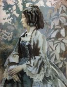 Дама в голубом. 1902  - Борисов-Мусатов
