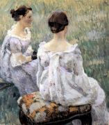 Две сидящие дамы. 1899  - Борисов-Мусатов