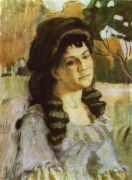 Портрет дамы. 1902 - Борисов-Мусатов