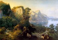 Горный пейзаж с озером. 1854 - Бочаров