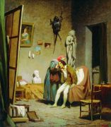 Больной художник. 1861 - Бронников