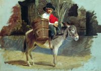 Мальчик на осле. 1855 - Бронников