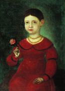 Портрет девочки Евдокии Кузнецовой. 1842 - Бронников
