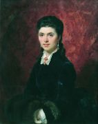Портрет Елены Григорьевны Толстой. 1873–1874) - Бронников