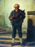 Старик-нищий. 1869 - Бронников