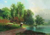 Лето. Речка в Красном Селе. 1870 - Васильев