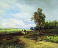 Пейзаж с облаками - Васильев