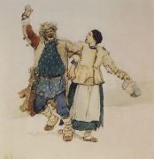Бобыль и Бобылиха. 1885 - Васнецов