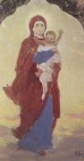 Богоматерь с Младенцем. Начало 1880-х - Васнецов