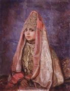 Боярышня (Портрет В.С.Мамонтовой). 1884 - Васнецов