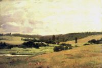 Долина речки Вори у деревни Мутовка, пейзаж с детьми. 1880 - Васнецов
