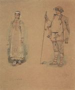 Снегурочка и Лель. 1885-1886 - Васнецов