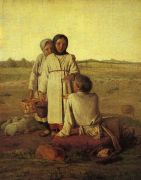 Крестьянские дети в поле. 1810-е - Венецианов