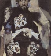 Портрет мужчины в старинном костюме (И.Н.Терещенко). 1886 - Врубель