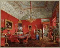 Interiors.of.the.Winter.Palace.The.Large.Drawing.Room.of.Empress.Alexandra.Fyodorovna - Гау