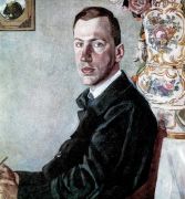 Портрет Э.Ф.Голлербаха. 1923  - Головин