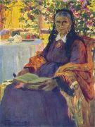 Портрет Ф.И.Холдиной, матери жены. 1904 Пенза - Горюшкин-Сорокопудов