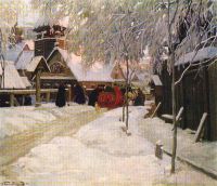Приезд боярина в монастырь. 1912 ГРМ - Горюшкин-Сорокопудов